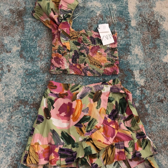 zara set top and skirt - Picture 2 of 3